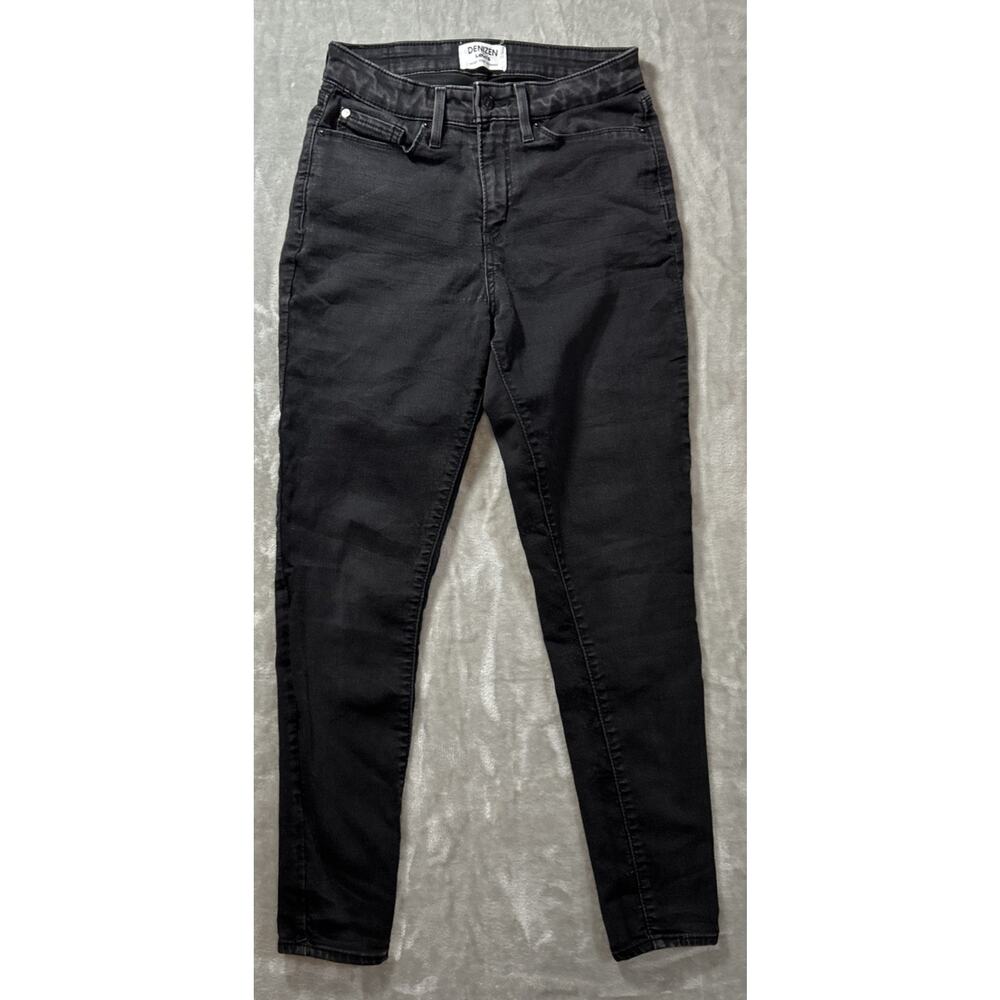 Levi’s Denizen Jeans Women 28 High Rise Skinny Black Western Casual USA